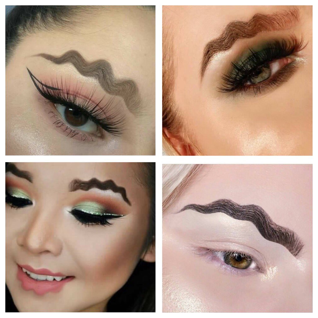 Would you wear wavy or squiggly eyebrows?